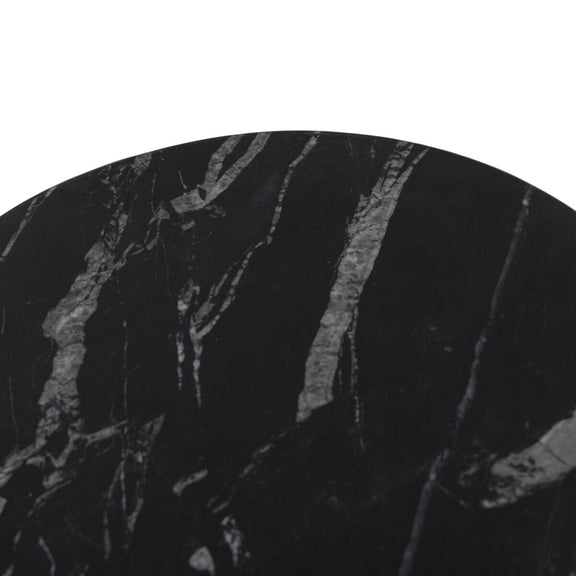 Jocelyn End Table - Black Marble