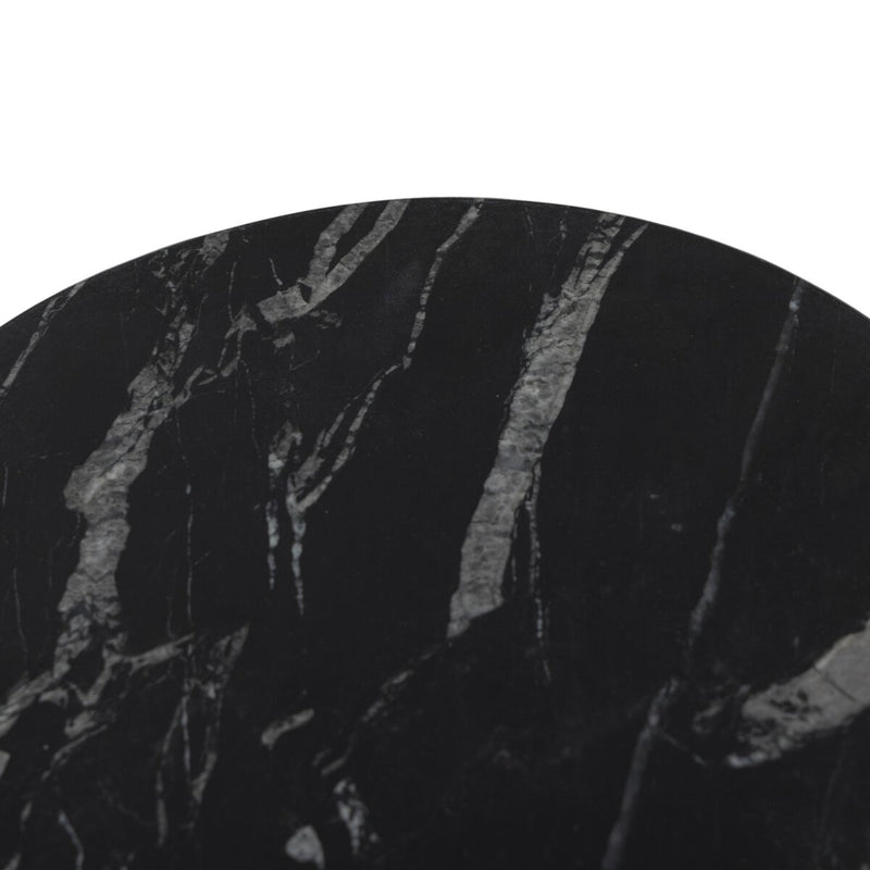 Jocelyn End Table - Black Marble