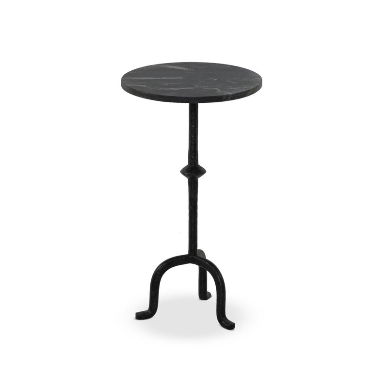 Jocelyn End Table - Black Marble
