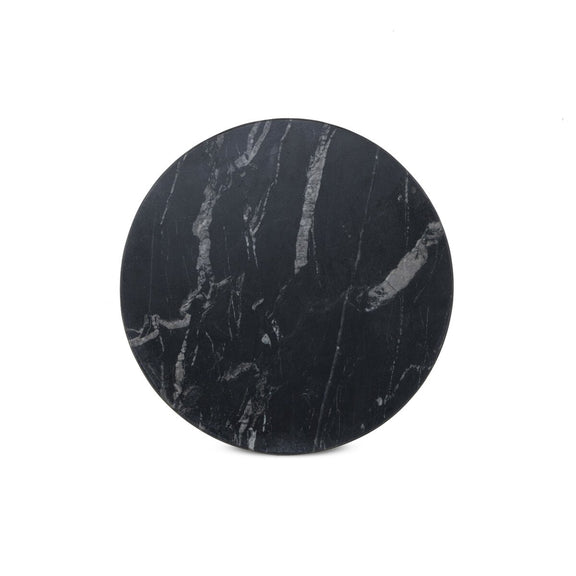 Jocelyn End Table - Black Marble