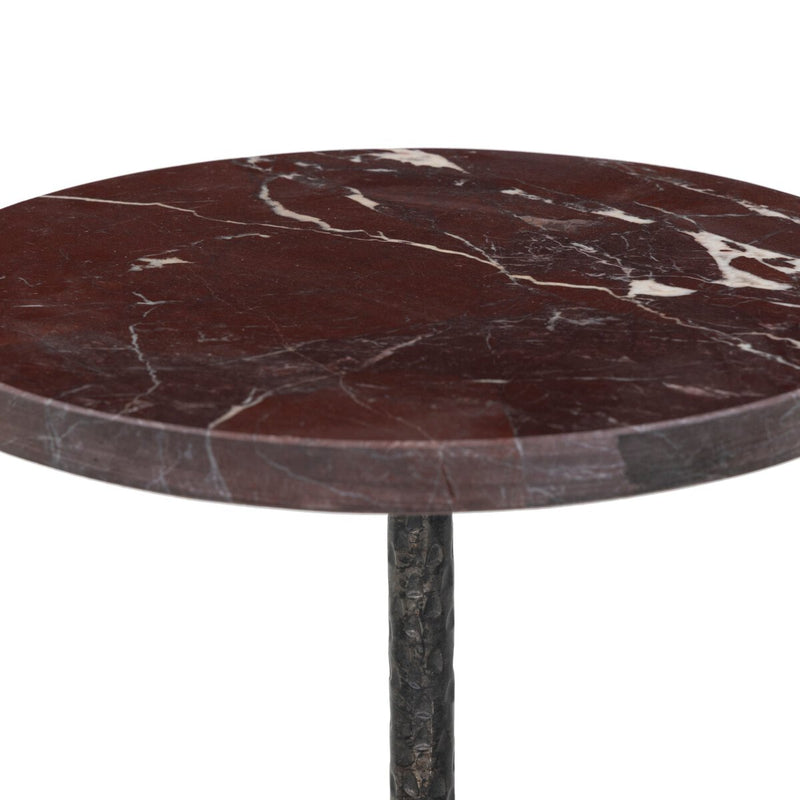 Jocelyn End Table - Cordovan Marble