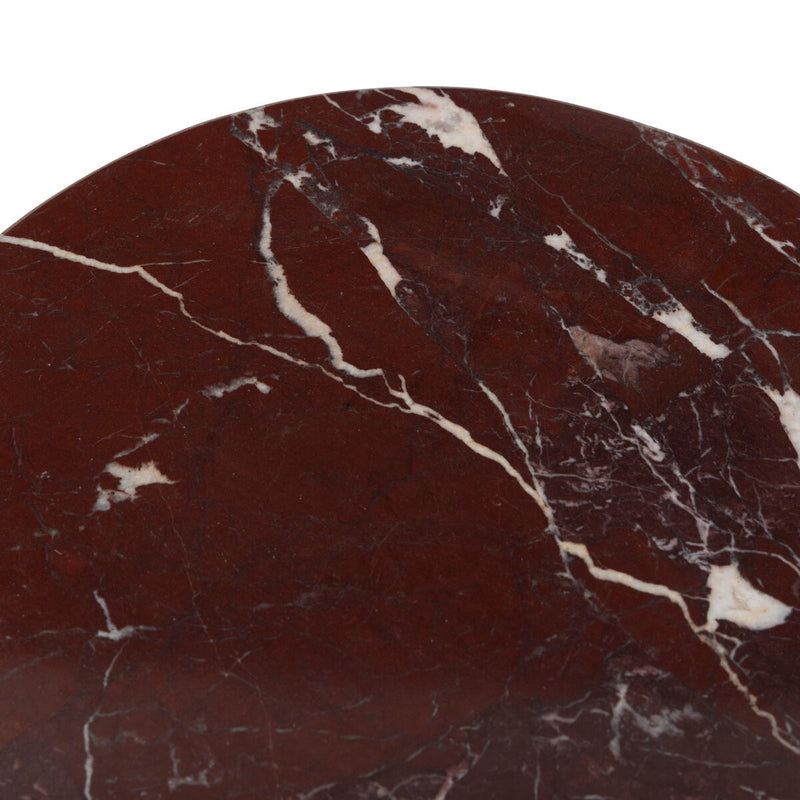 Jocelyn End Table - Cordovan Marble