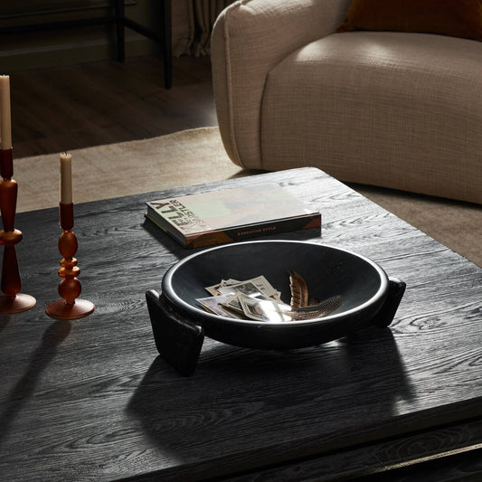 Cradle Bowl - Black Marble