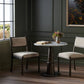 Goetz Bistro Table - Honed White Marble