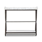 Six Beers Table - Honed White Marble