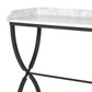 Six Beers Table - Honed White Marble