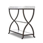 Six Beers Table - Honed White Marble