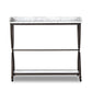 Six Beers Table - Honed White Marble