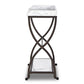 Six Beers Table - Honed White Marble