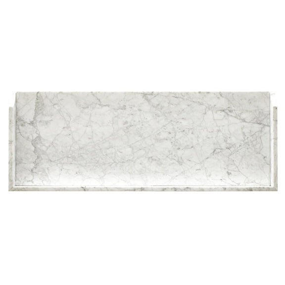 Six Beers Table - Honed White Marble