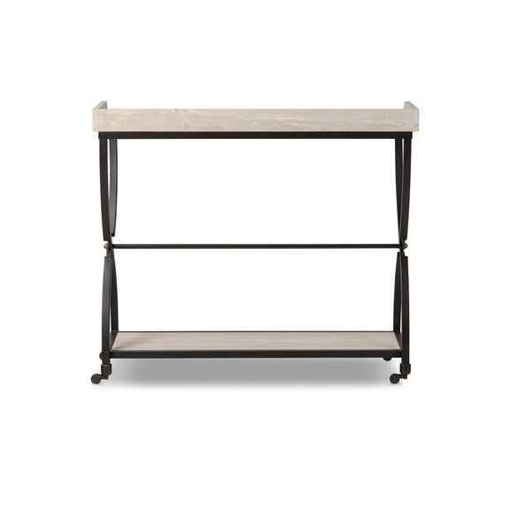 Six Beers Table - Travertine