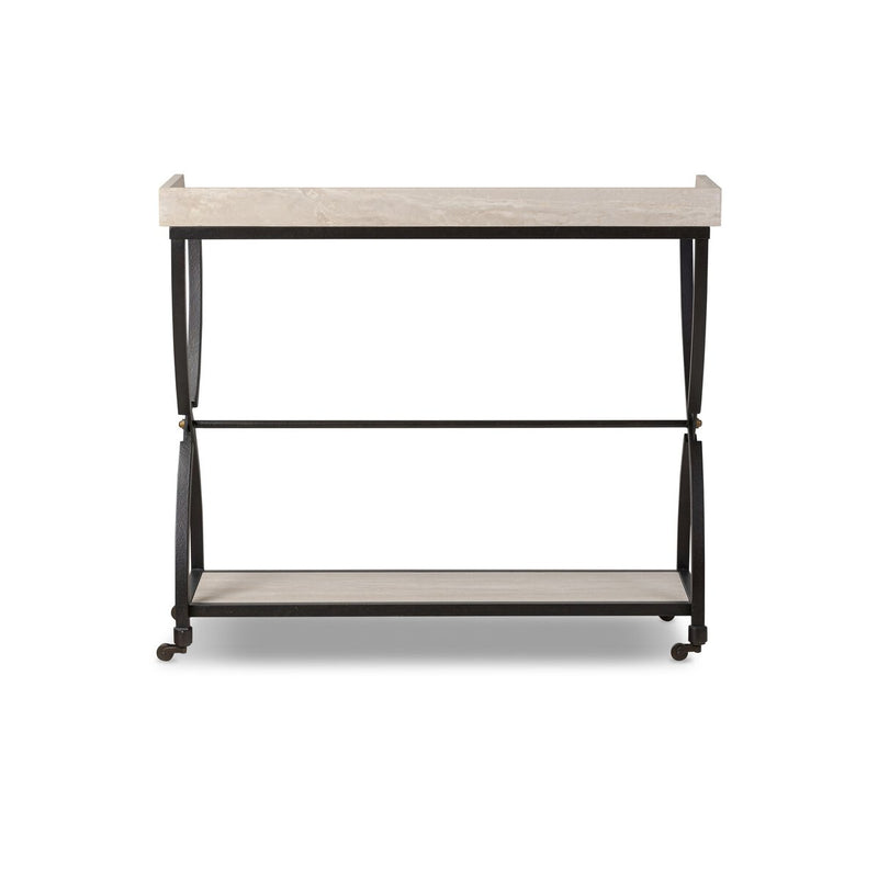 Six Beers Table - Travertine