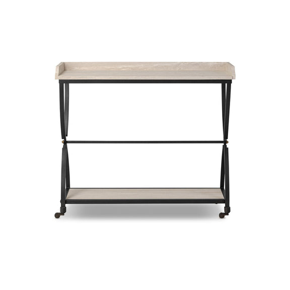 Six Beers Table - Travertine