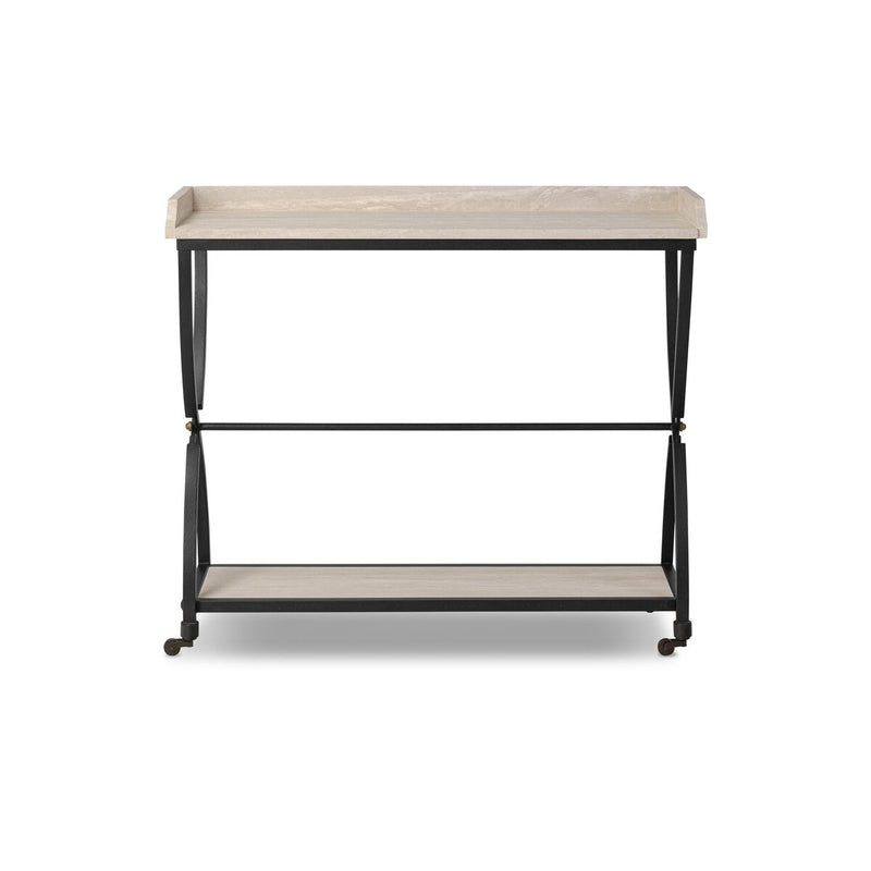 Six Beers Table - Travertine