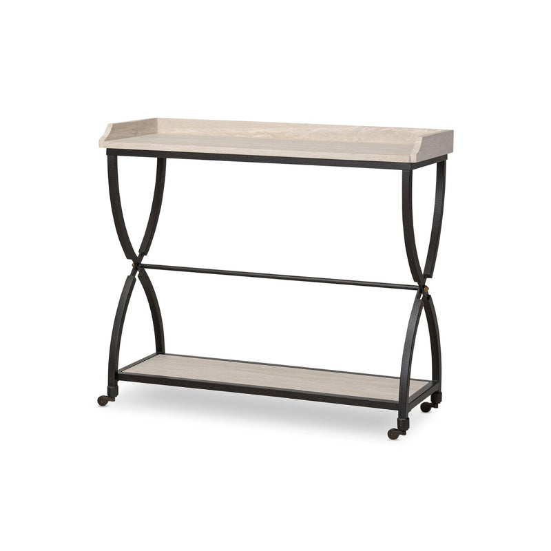 Six Beers Table - Travertine