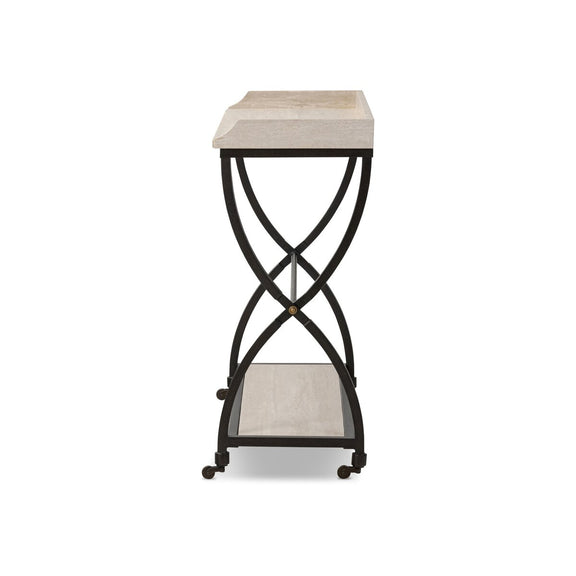 Six Beers Table - Travertine