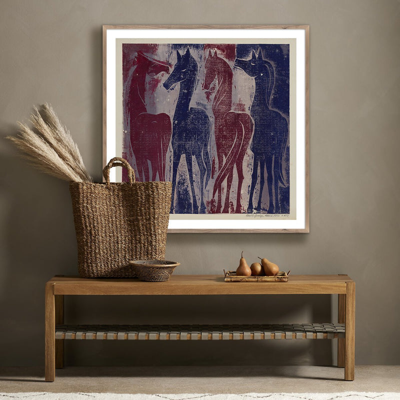 Blue Blood by Pepi Sprohge - Rustic Walnut
