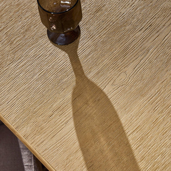 Idella Extension Dining Table - Worn Oak Veneer