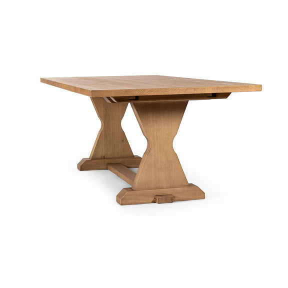 Idella Extension Dining Table - Worn Oak Veneer
