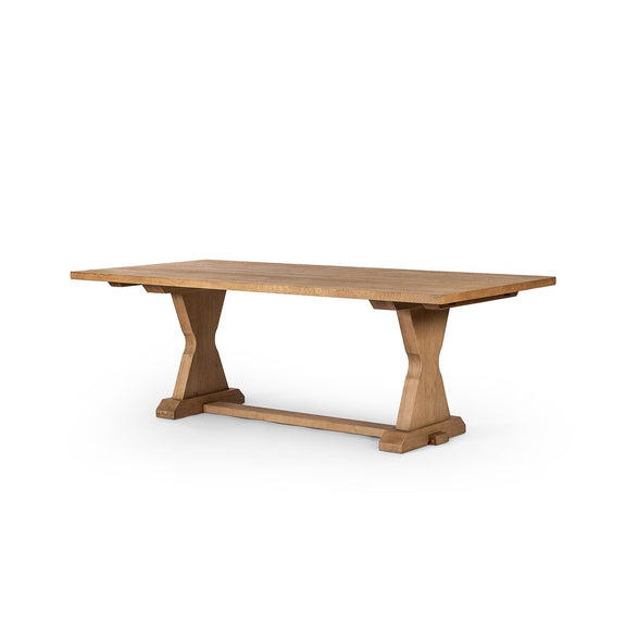 Idella Extension Dining Table - Worn Oak Veneer
