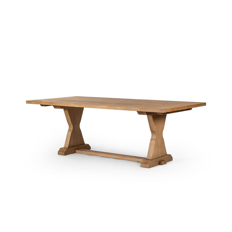 Idella Extension Dining Table - Worn Oak Veneer