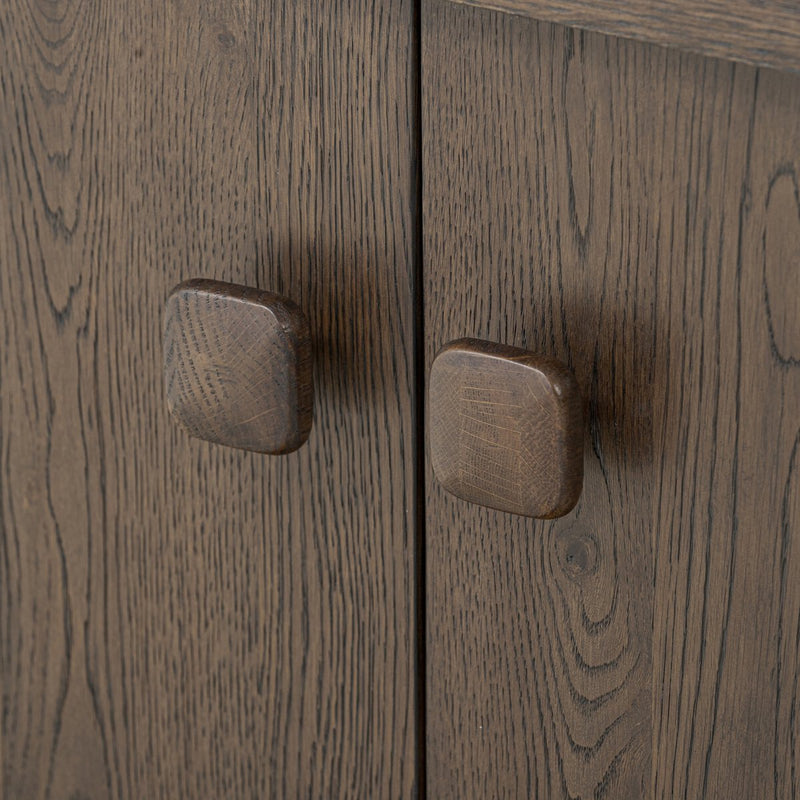 Valen Sideboard - Rustic Brown Oak Veneer