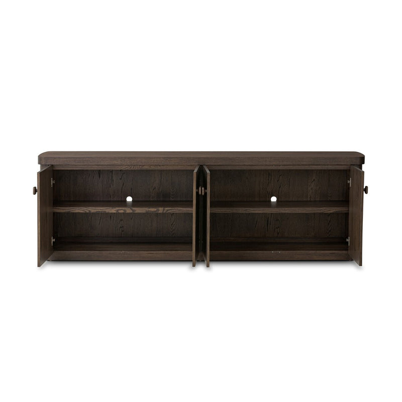 Valen Sideboard - Rustic Brown Oak Veneer