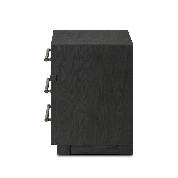 Adolfo Nightstand - Modern Black Ash