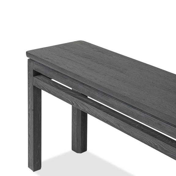 Oman Console Table - Rustic Black Veneer