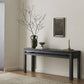Oman Console Table - Rustic Black Veneer