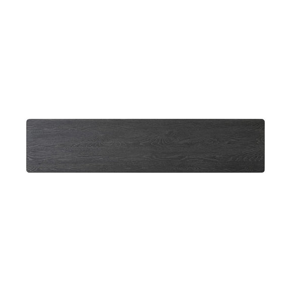 Oman Console Table - Rustic Black Veneer