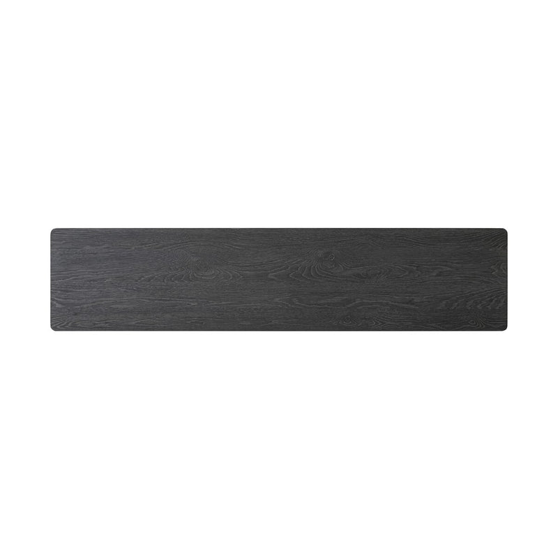 Oman Console Table - Rustic Black Veneer