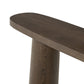 Valen Console Table - Rustic Brown Oak Veneer