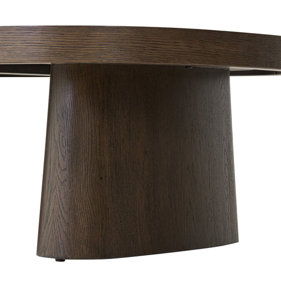 Valen Coffee Table - Rustic Brown Oak Veneer