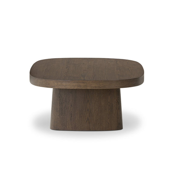 Valen Coffee Table - Rustic Brown Oak Veneer