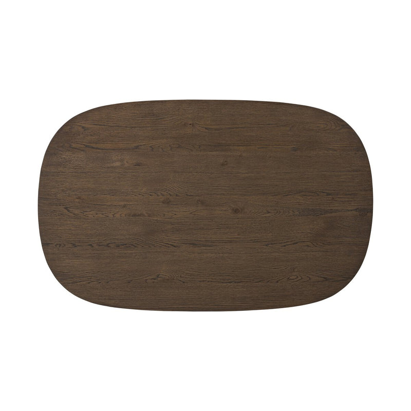 Valen Coffee Table - Rustic Brown Oak Veneer