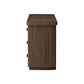 Valen 6 Drawer Dresser - Rustic Brown Oak Veneer