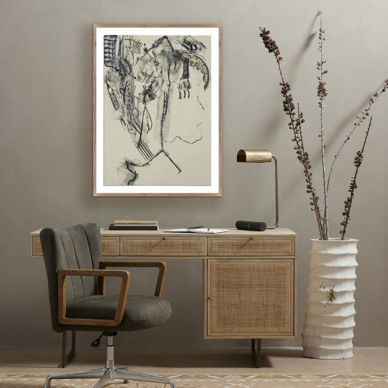 Rubbings 5 by Fox Studios - Rustic Walnut