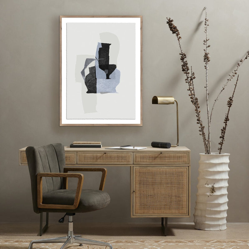 Monoprint 2 by Fox Studios - Rustic Walnut Floater