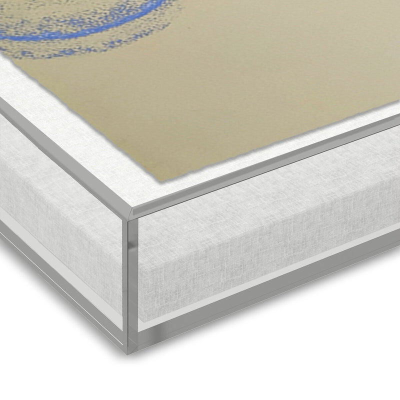 Rubbings 1 by Fox Studios - Grey Acrylic Shadow Box