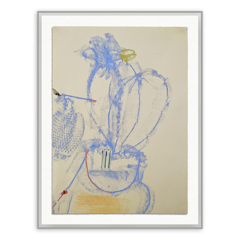 Rubbings 1 by Fox Studios - Grey Acrylic Shadow Box