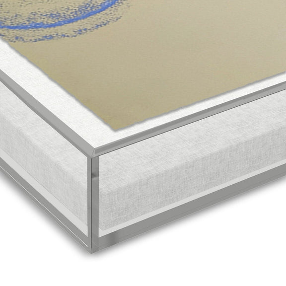 Rubbings 1 by Fox Studios - Grey Acrylic Shadow Box
