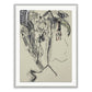 Rubbings 5 by Fox Studios - Grey Acrylic Shadow Box