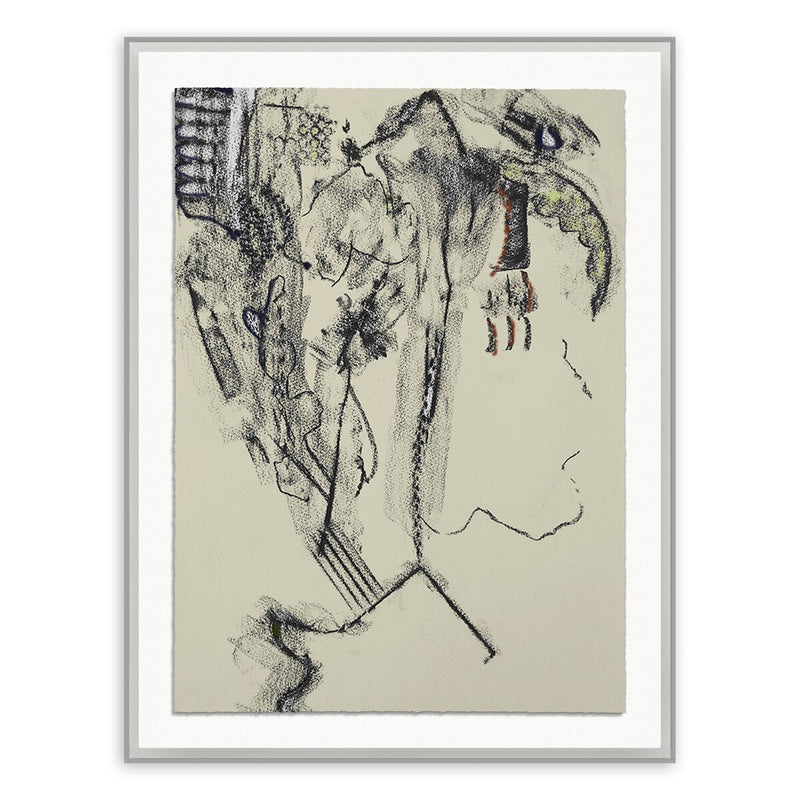 Rubbings 5 by Fox Studios - Grey Acrylic Shadow Box
