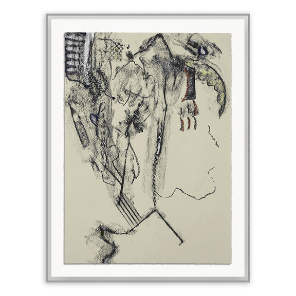 Rubbings 5 by Fox Studios - Grey Acrylic Shadow Box