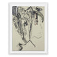 Rubbings 5 by Fox Studios - Grey Acrylic Shadow Box