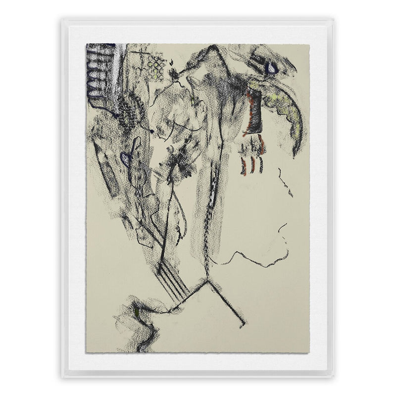 Rubbings 5 by Fox Studios - Grey Acrylic Shadow Box