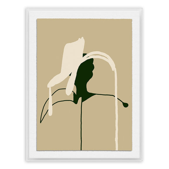 Stems 4 by Fox Studios - Grey Acrylic Shadow Box