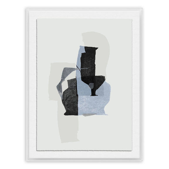 Monoprint 2 by Fox Studios - Clear Acrylic Shadow Box