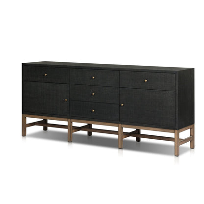 Fiona Sideboard - Black Raffia